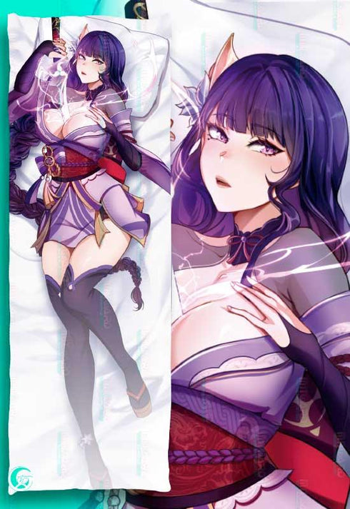 Raiden Shogun Body pillow case GENSHIN IMPACT Kush